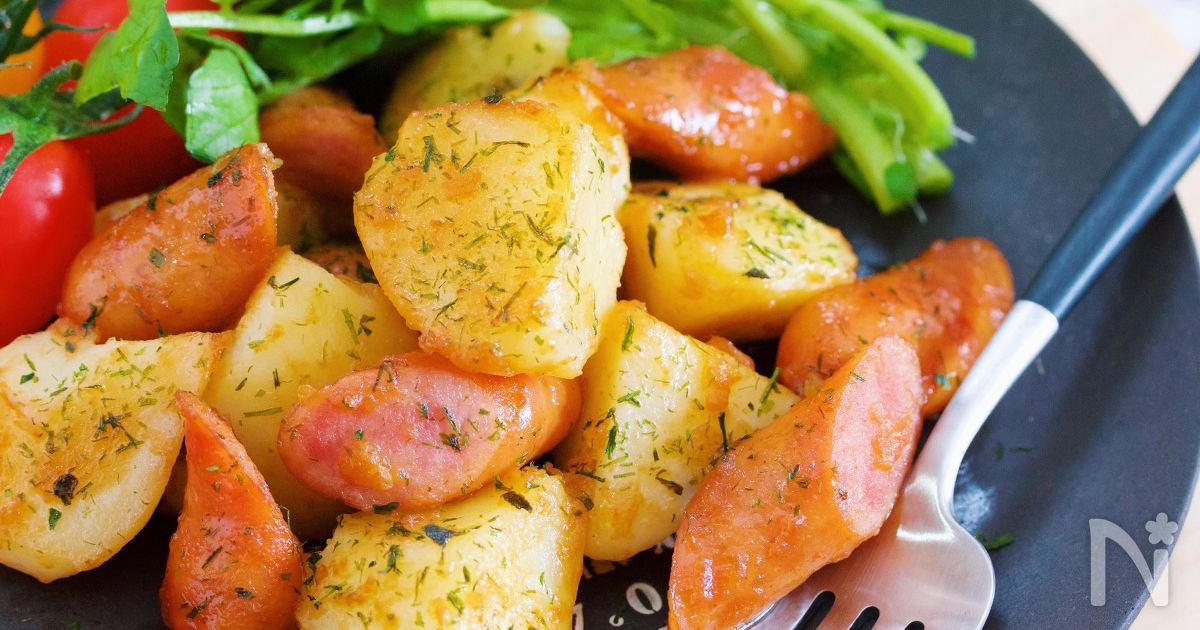 男子も喜ぶ♪『バター醤油 de 粉ふきジャーマンポテト』 | レシピ