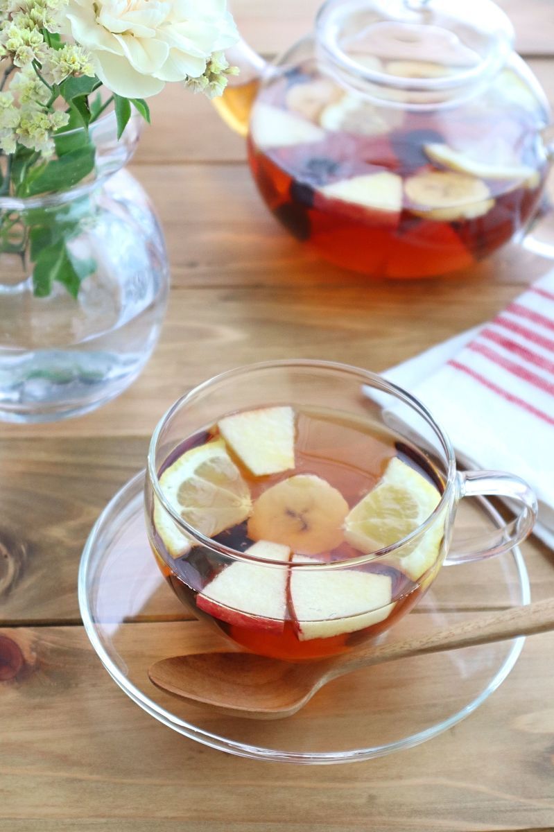 ほっこりティータイム☆フルーツティー♪ | レシピサイトNadia