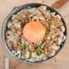 加熱調理なし!ちりめんじゃこと薬味の納豆卵かけごはん