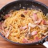 【きのことベーコンの醤油ペペロン】パパッと完成！簡単パスタ♪の工程4