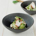 香味野菜たっぷり！きゅうりとタコの酢の物