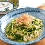 らくちん 豆苗の煮浸し