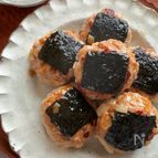 【豚ひき肉の磯辺焼き】お弁当にもおすすめ♪