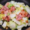 白菜にんにくベーコンの✨うまとろ和風コンソメ春雨スープ😋⭐の工程3