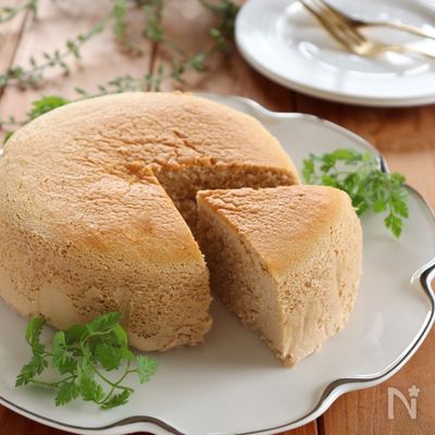 ミルクティーのスフレフロマージュ
