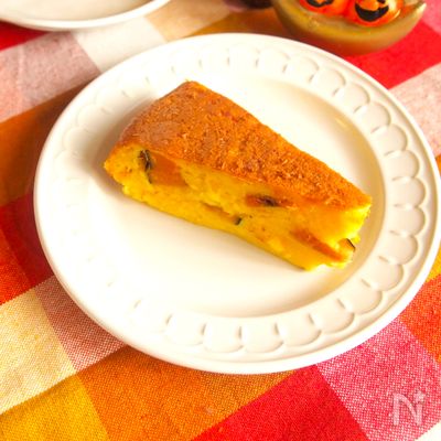 【炊飯器でできる】簡単かぼちゃのチーズケーキ