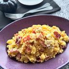 【さつまいもとベーコンのサラダ】おかずにもなるうま味サラダ！