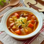食べるスープ♩我が家のミネストローネ