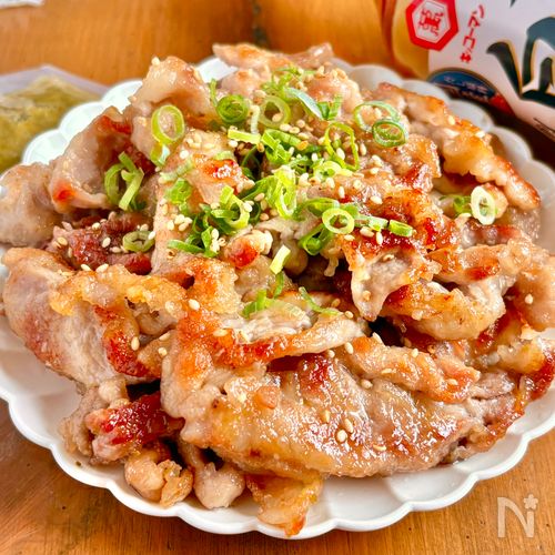 〖ご飯が進む〗豚こまの白だし柚子こしょう炒め!しっとり旨い