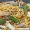 ワンパン！腸活！【ベーコンと長芋とオクラの和風スパゲティ】の工程5
