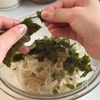 レンジで一発！【もやしの海苔ナムル】の工程1