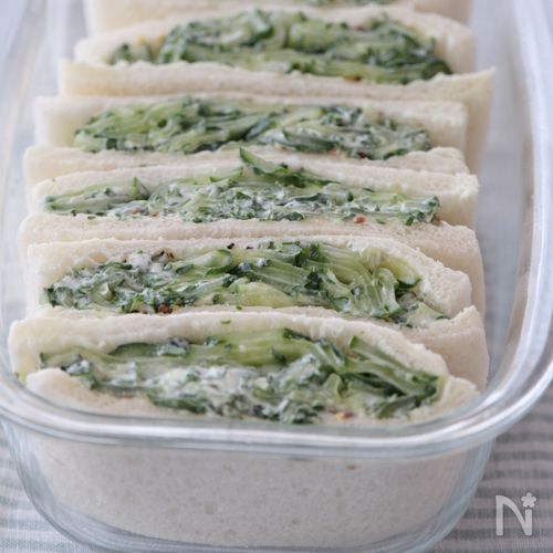 【10分でできる野菜のレシピ】塩もみきゅうりのサンドイッチ