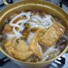 甘辛牛肉で食べる青ねぎたっぷりうどんの工程3