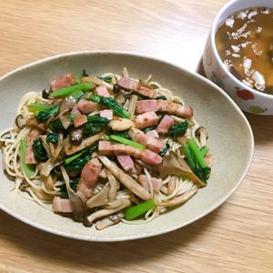 Nao★彡の作ってみた!投稿(【きのこたっぷり和風パスタ】免疫力アップ！食感が楽しい◎)