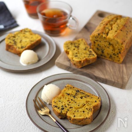 さつま芋と黒ごまたっぷり おさつパウンドケーキ By きゃらきゃら レシピサイト Nadia ナディア プロの料理家のおいしいレシピ