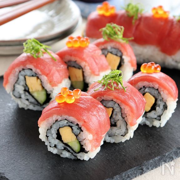 まぐろのロール寿司