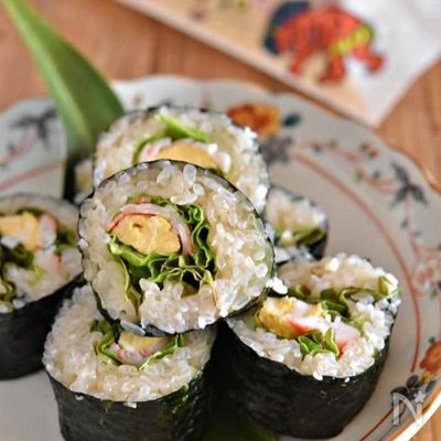 節分にも！！サラダ巻きずし