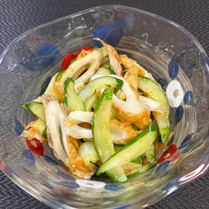 楽ラク手抜キッチン🐶🐾の作ってみた!投稿(【きゅうりとちくわの酢の物】料亭の味わいになる)