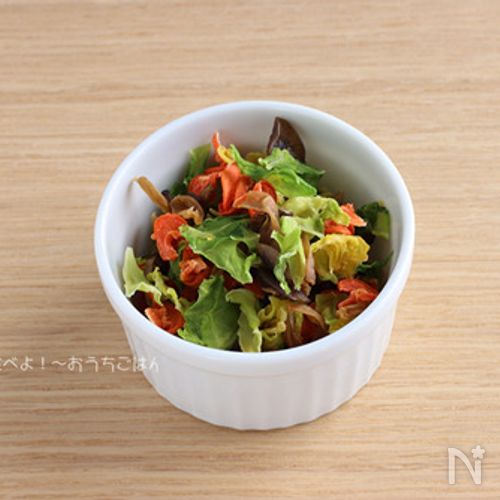 フードドライヤーで作る乾燥野菜ミックス
