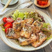 【手軽で簡単♡鯖の竜田揚げ】子どもも大好き♡焼肉のたれで！