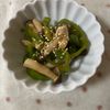 万福の作ってみた!投稿(レンジで5分！【きのことピーマンのオイスターソース和え】)