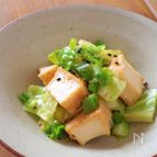 厚揚げとキャベツのオイスターソース炒め