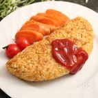 包まないオムライス　カレー風味
