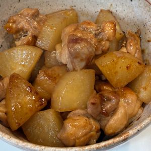 とーるじーじの作ってみた!投稿(味がしみしみ♪『鶏大根の甘辛照り煮』【作り置き＊お弁当】)