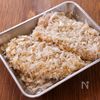 【ささみの梅しそチキンカツ】サクっと生パン粉仕上げ！の工程3