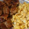 ワンパンで作る！チキンてりたま丼の工程4