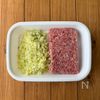 時短で完成！【たっぷりキャベツの甘辛豚つくね】卵不要♩の工程1