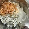 しらす入り焼きおにぎりの工程1