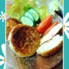チョロリスの作ってみた!投稿(カニクリーム風コロッケ【#混ぜて焼くだけ #爆発しない】)