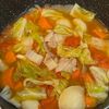 おかか昆布🍙の作ってみた!投稿(野菜が甘い♡【ごろっと野菜のポトフ風トマトスープ】洋風献立に)