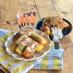 しめおじ【公式】の作ってみた!投稿(サクうま！大葉チーズのロールハムカツ)