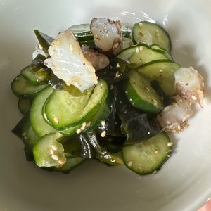 1021270の作ってみた!投稿(たこときゅうりとわかめの香味旨ぽん和え)