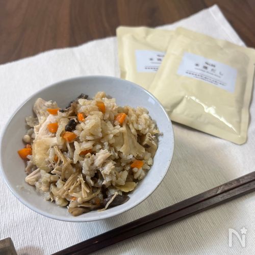 本格!鶏ときのこの炊き込みご飯