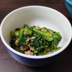 葉名の作ってみた!投稿(貧血予防♪【ツナとほうれん草の胡麻和え】)