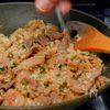 ガッツリ満足系「豚肉ガーリックライス」もう一口が、止まらないの工程6