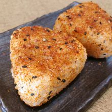 七味唐辛子の焼きおにぎり