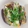 milkの作ってみた!投稿(とろとろウマい！なすと揚げ玉のマヨめんつゆあえ)