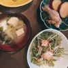 ぽんぽんの作ってみた!投稿(ヘルシーおつまみ タコと豆苗の中華サラダ)