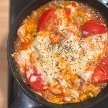 15分で完成!鶏むね肉とキャベツの洋風炒め蒸し🍅
