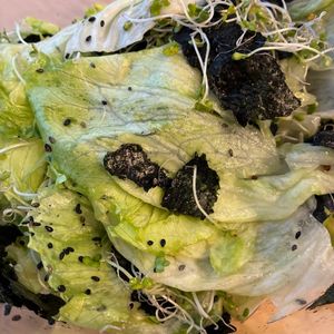 1032950の作ってみた!投稿(レタスと水菜のやみつきチョレギ風サラダ)