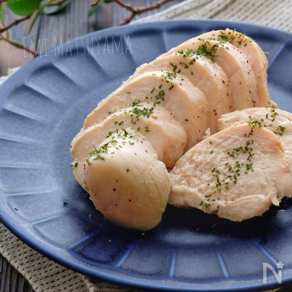 自家製しっとり！＊サラダチキンガーリックレモン味＊