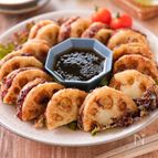 【れんこんのはさみ揚げ】居酒屋風♪ご飯もお酒も進む１品♡