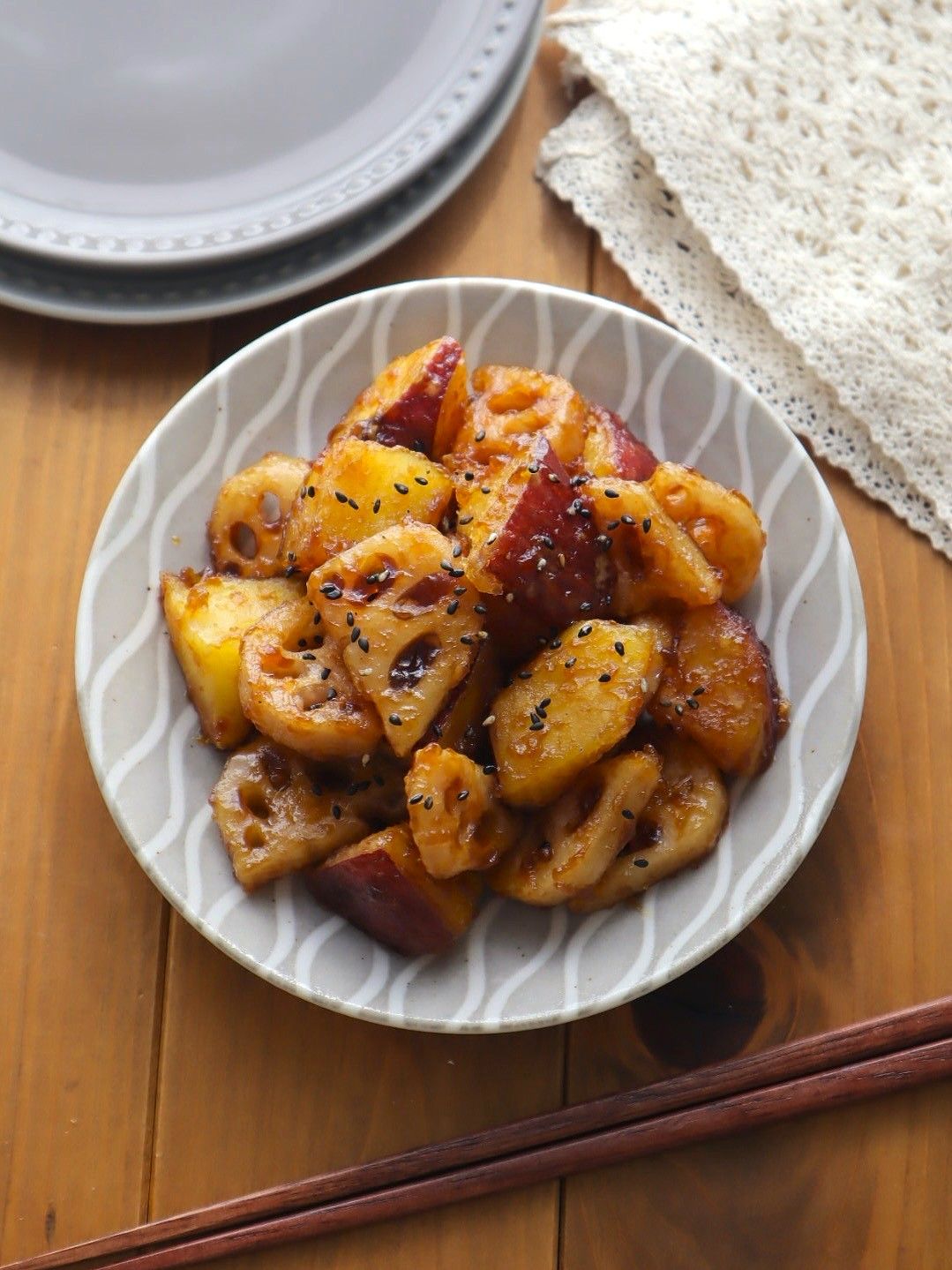 さつまいもとれんこんの甘酢バター絡め | ポイント交換のPeX