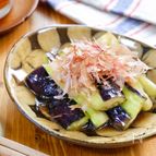 さっと作れる副菜♡『レンチンなすのお浸し』