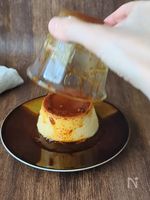 【プリンの型抜きのコツ】空気と勇気がポイント