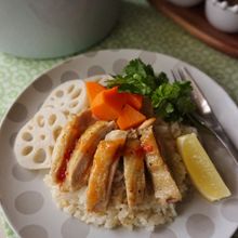 根菜入りシンガポールチキンライス